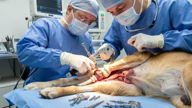 Cirugia articular perros TPLO rodilla - salud canina y cuidados veterinarios para perros