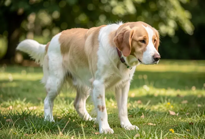 Perro en consulta veterinaria - salud canina y cuidados - examen traumatologico en perros