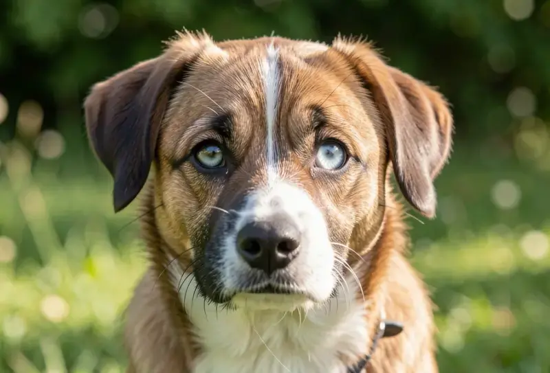 Perro en consulta veterinaria - salud canina y cuidados - exoftalmos en perros