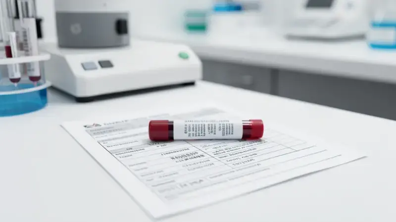 Muestra de sangre y analítica en laboratorio veterinario - gamma globulinas en perros