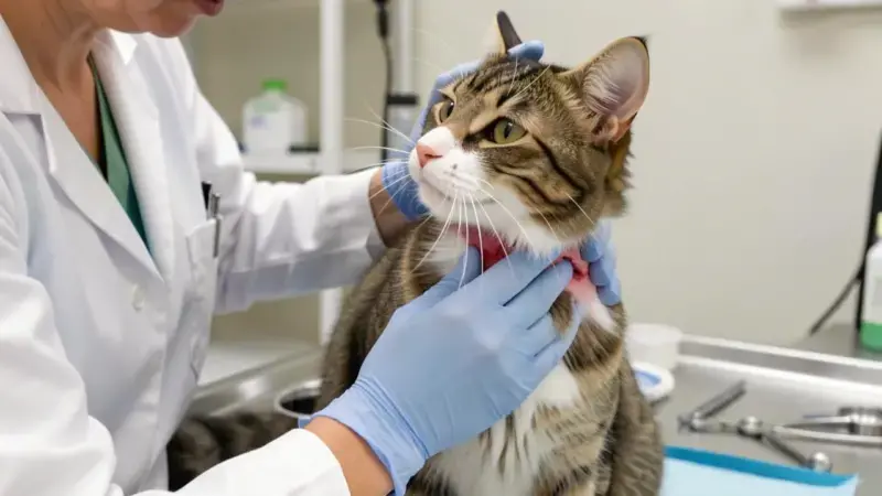 Lesiones en el Cuello del Gato: Abscesos, Hernia Discal y Traumatismos - salud felina y cuidados veterinarios para gatos