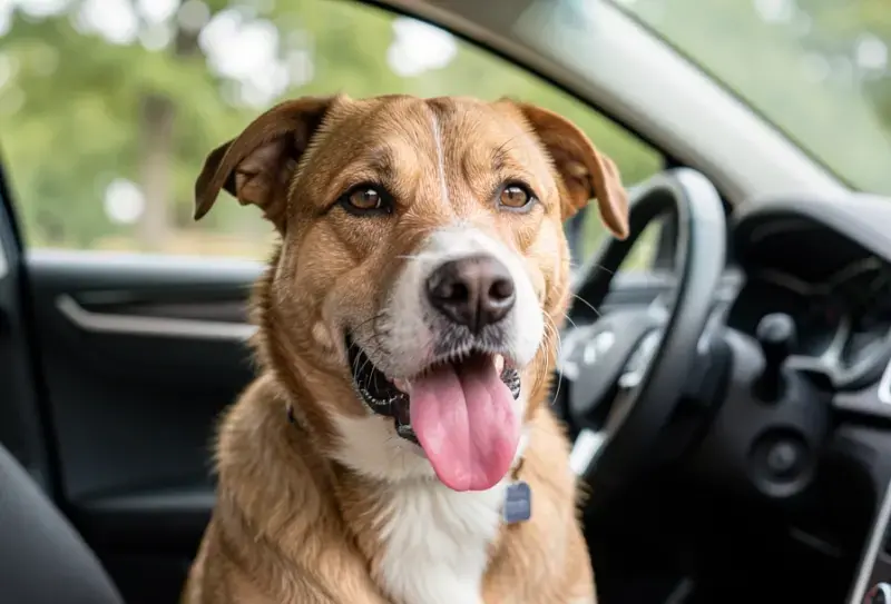 Perro en consulta veterinaria - salud canina y cuidados - mi perro babea mucho