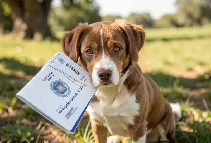 Perro en consulta veterinaria - salud canina y cuidados - pasaporte perro espana