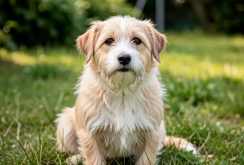Perro en consulta veterinaria - salud canina y cuidados - tiña en perros