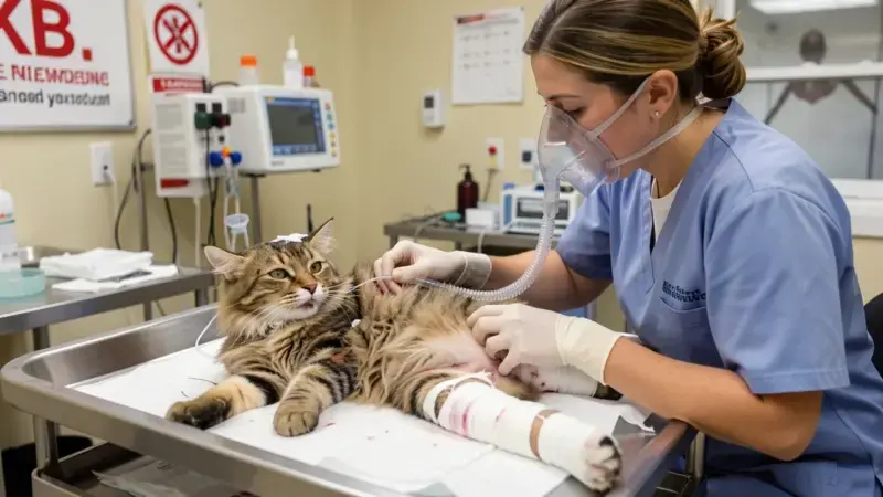 Traumatismo en Gatos: Tipos, Urgencias y Primeros Auxilios - salud felina y cuidados veterinarios para gatos